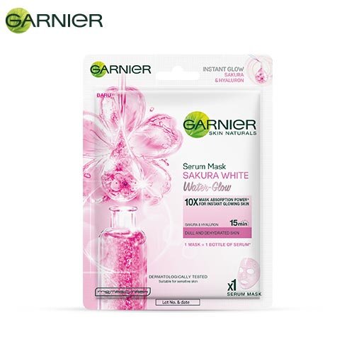 Garnier Sakura White Water Glow Serum Sheet Mask